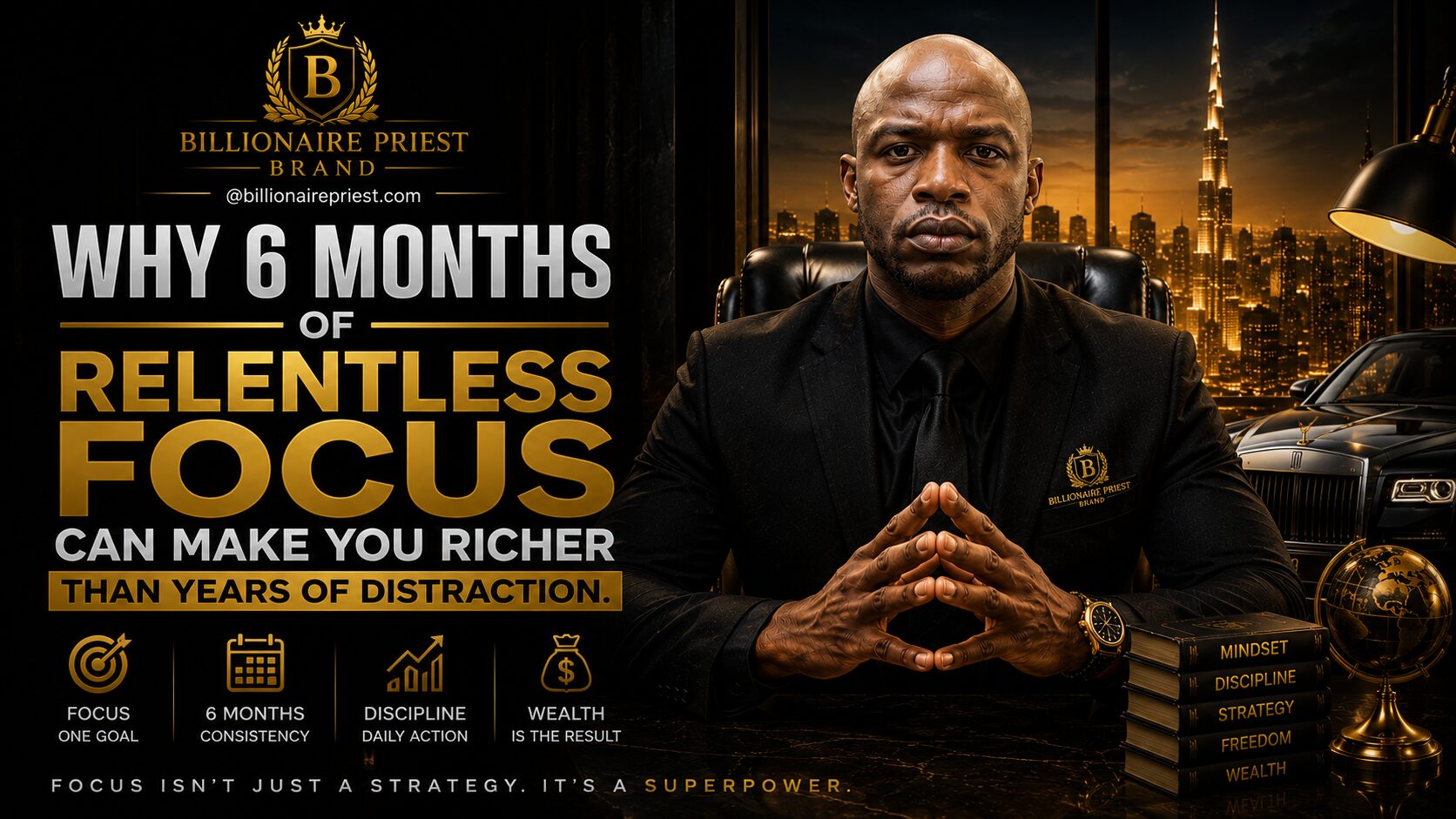 Why 6 Months of Relentless Focus Can Make You Richer Than Years of Distraction. billionaire