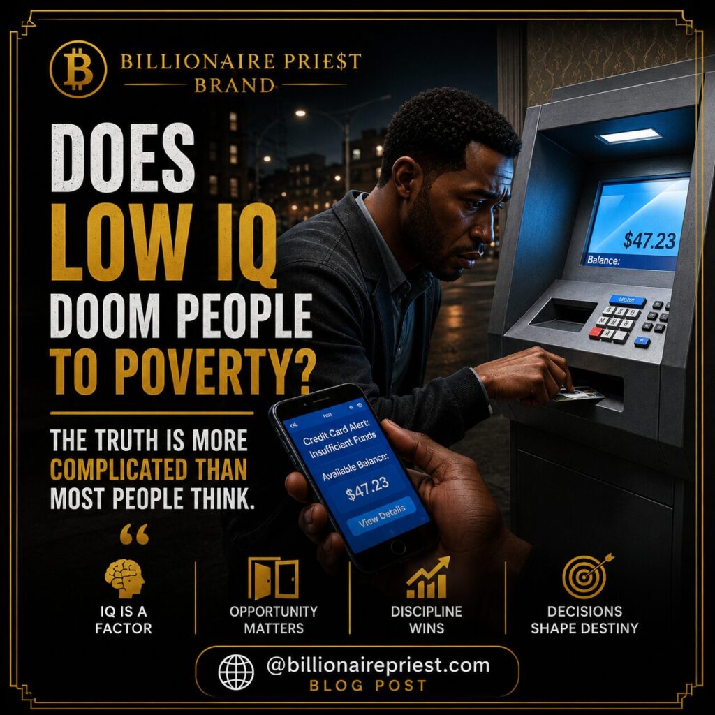 Does Low IQ Doom People to Poverty? The Truth Is More Complicated Than Most People Think. billionaire