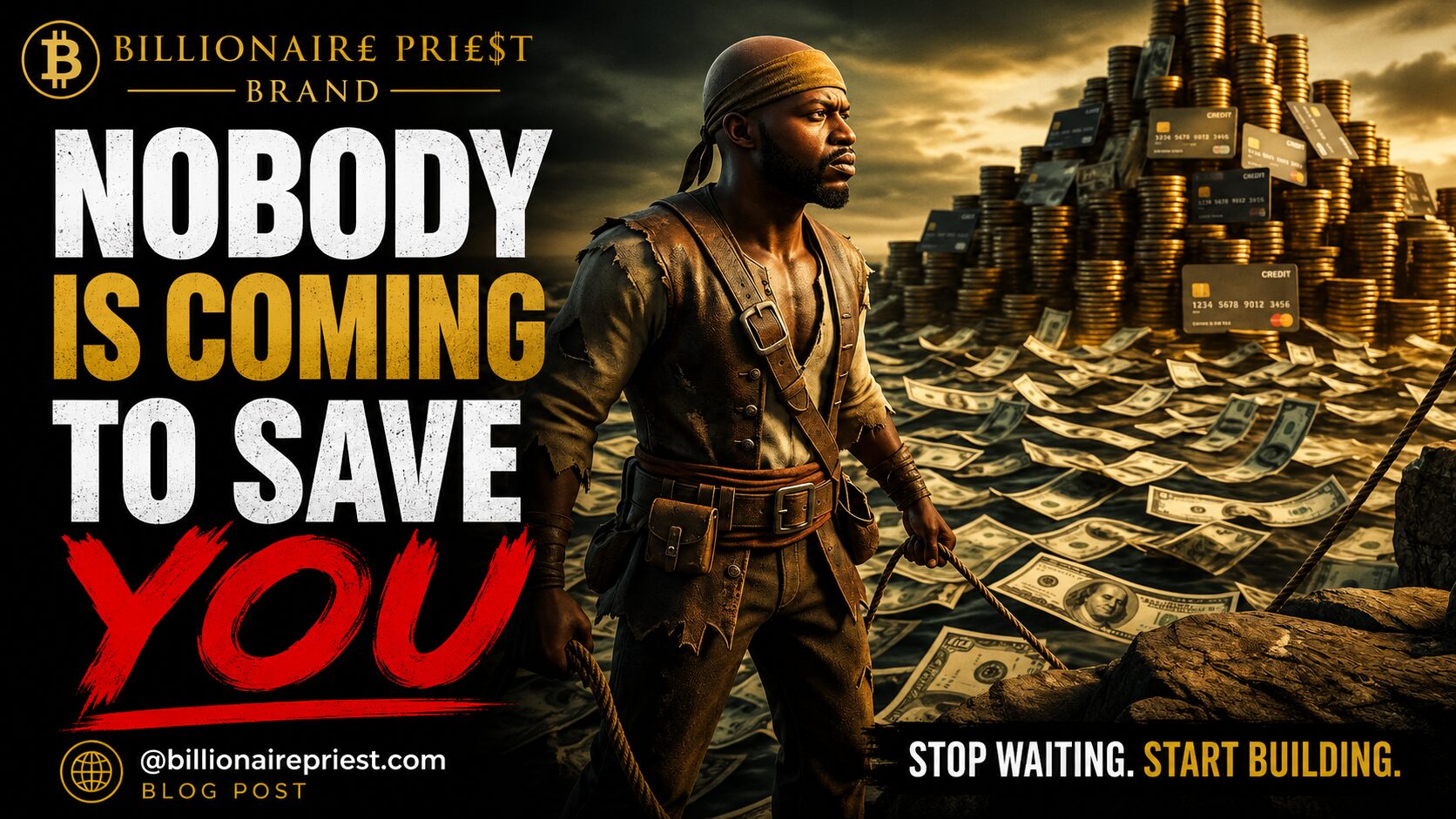 nobody is coming to save you